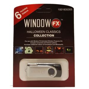 2 in. WindowFX Halloween Classics Collection USB with 6 videos-75605 206852382