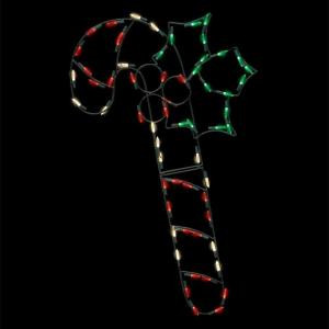32 in. Pro-Line LED Wire Decor Candy Cane-96564_MP1 206947417