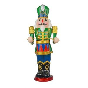 36 in. Drum Playing Nutcracker with LED Illumination-7242-36738 301715678