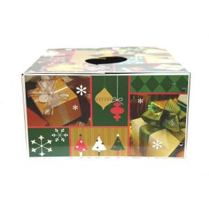 6 in. Dia Green and Gold Original Christmas Tree Box Skirt-76239 302658809
