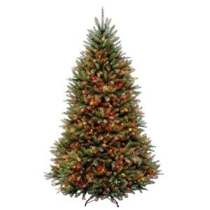 6.5 ft. Dunhill Fir Artificial Christmas Tree with 650 Multi-Color Lights-DUH3-65RLO 205982788