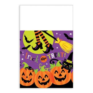 Amscan 102 in. Witch's Crew Rectangular Plastic Table Cover (3-Pack)-571518 300598921