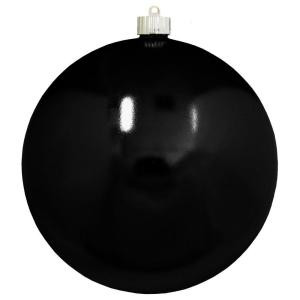 Christmas by Krebs 8 in. Onyx Shatterproof Ball Ornament (Pack of 6)-CBK26000 204510507
