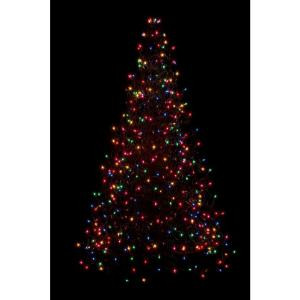 Crab Pot Trees 5 ft. Pre-Lit Incandescent Artificial Christmas Tree with 280 Multi-Color Lights-G5M 205471513