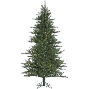 Fraser Hill Farm 7 ft. Pre-lit LED Southern Peace Pine Artificial Christmas Tree with 600 Clear Lights-FFSP075-5GR 303114811
