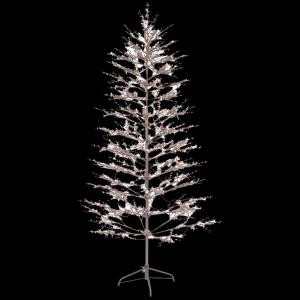 GE 6.5 ft. Brown Winter Berry Branch Tree with C4 Color Choice LED Lights-23653HD 205146907