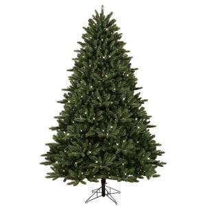GE 7.5 ft. Pre-Lit LED Just Cut Frasier Fir Artificial Christmas Tree with EZ Light Technology and Warm White LED Lights-01675HD 206768296