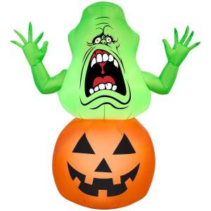 Gemmy 42 in. Inflatable Slimer on Pumpkin-Ghostbusters-71728 206851976