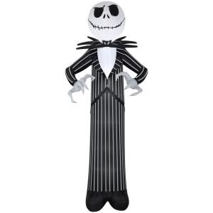 Gemmy 56.69 in. W x 51.97 in D x 144.09 in. H Inflatable-Jack Skellington-73931 301221982