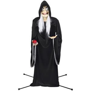 Gemmy Life Size Animated KD-Snow White Old Witch-Disney-55450 207107605