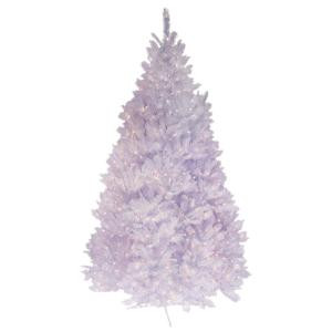General Foam 7.5 ft. Pre-Lit Deluxe Winter White Fir Artificial Christmas Tree with Clear Lights-HD-71775C9 203321326