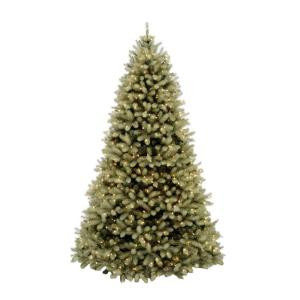 Home Accents Holiday 10 ft. Pre-Lit Downswept Douglas Fir Artificial Christmas Tree with Clear Lights-PEDD1-312-100 202214939