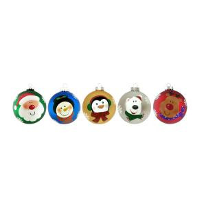 Home Accents Holiday 100 mm Holiday Character Christmas Ornament Assortment (15-Pack)-88A9474W 301443273