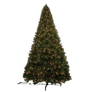 Home Accents Holiday 12 ft. Noble Fir Quick-Set Artificial Christmas Tree with 1450 Clear Lights-W14L0469 205943364