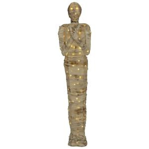Home Accents Holiday 120-Light 66 in. LED Burlap Mummy-TY068-1724-1 301148629