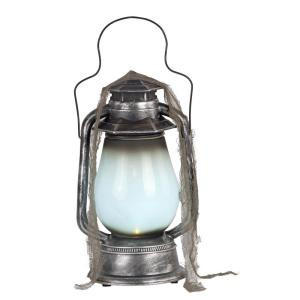Home Accents Holiday 15 in. Graveyard Lantern with White LED Illumination-7348-15914 301148440