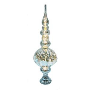 Home Accents Holiday 16 in. LED Light Treetop in Silver-C-17289 B 301671657