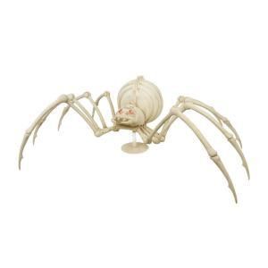 Home Accents Holiday 17 in. Animated Shaking Skeleton Spider with LED Eyes-7342-22918 301148715