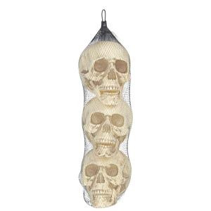 Home Accents Holiday 18.31 in. Realistic Skulls (Bag of 3)-7345-07967 301148535