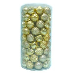 Home Accents Holiday 2.3 in. Shatter Proof Ornament Gold (101-Piece)-C-16068A 206954351