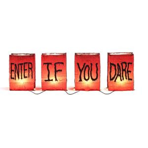 Home Accents Holiday 4-Light Enter If You Dare Luminary Light String-TY036-1622 206770922