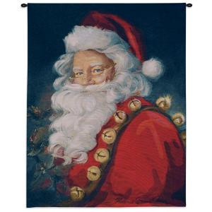 Home Accents Holiday 44 in. St. Nick Wall Tapestry-5905-WH 300816647