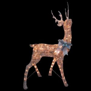 Home Accents Holiday 48 in. Pre-Lit Gold Deer-TY352-1411 205152643