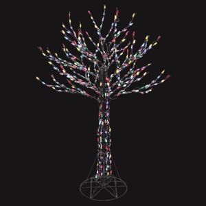 Home Accents Holiday 6 ft. LED Deciduous Tree Sculpture with Multi-Color Lights-7407200UHO 205079238