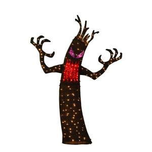Home Accents Holiday 6 ft. Pre-Lit Tinsel Ghost Tree-TY170-1624 205838416
