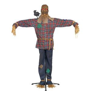 Home Accents Holiday 6 Ft. Standing Scarecrow with LED Illuminated Eyes-7330-72890 301148908