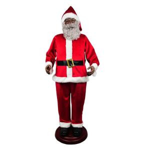 Home Accents Holiday 72 in. Animated Ethnic Santa-6230-72519 206954037