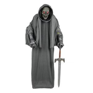 Home Accents Holiday 72 in. Animated Warrior Grim Reaper with Sword-6330-72883HD 206762926