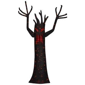 Home Accents Holiday 72 in. LED Animated Tinsel Ghost Tree-TY116-1724-1 301148800