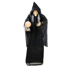 Home Accents Holiday 72 in. Standing Witch with Glowing Orb-6330-72692 206770855