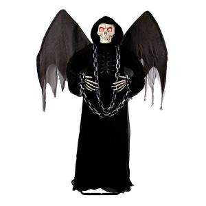 Home Accents Holiday 72 in. Winged Angel of Death Grim Reaper with LED Illumination-6330-72693 206770861