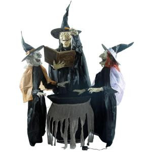 Home Accents Holiday 74.5 in. Enchanting Witch Trio-5127072 206770895