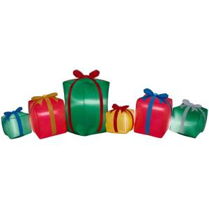 Home Accents Holiday 9 ft. Inflatable Airblown Presents Collection Scene-87677 301693826