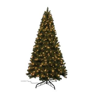 Home Accents Holiday 9 ft. Noble Fir Quick-Set Artificial Christmas Tree with 800 Clear Lights-W14L0468 205943367