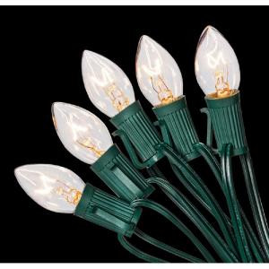 Home Accents Holiday C7 25-Light Clear Color Incandescent Light String-W11C0053 205919400