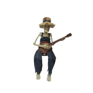 Home Accents Holiday Holiday 38 in. Halloween Animated Skeleton Playing Banjo-HA33947A 206782780