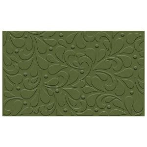 Home Accents Holiday Mistletoe Fleur 18 in. x 30 in. Impressions Holiday Mat-564520 301747527