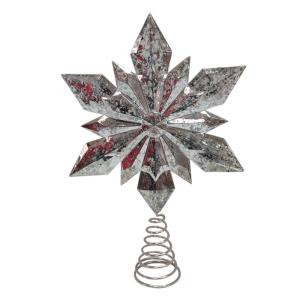 Home Accents Holiday Silver Snowflake Tree Topper-16734198A 301809596