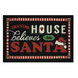 Home Accents Holiday This House Chalk 17 in. x 29 in. Printed Holiday Mat-520939 207037218