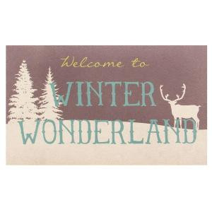 Home Accents Holiday Winter Wonderland 18 in. x 30 in. Door Mat-60799077518x30 207037113