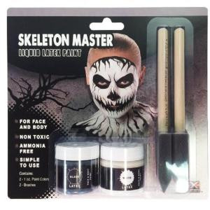 Latex Make-Up Kit - Skeleton-16875 301694843