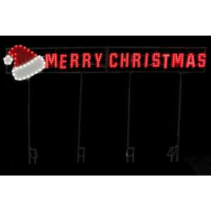 LED Message - Merry Christmas/Santa Hat-7407406UHO 206963275