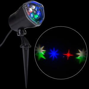 LightShow LED Projection-Whirl-a-Motion-Stars RGBW Stake Light-80735 206768246