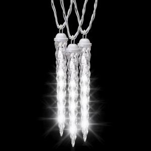 LightShow Omni Function Icicle Light String White (Count of 10)-83007 206137757