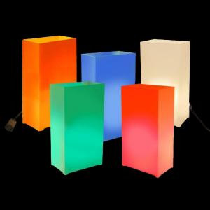Lumabase Multi-Color Electric Luminaria Kit (Set of 10)-60710 203406413