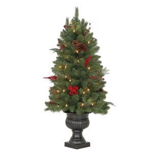 Martha Stewart Living 3 ft. Winslow Fir Potted Artificial Christmas Tree with 50 Clear Lights-TV30P4598C00 205915405